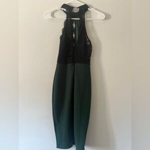 Vanity’s addiction Elegant Lace Halter Dress